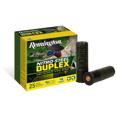 RO STEEL DUPLEX 12 GAUGE 3 1-1/4OZ BB & #4 25/BOX Ammo