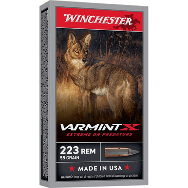 VARMINT X 223 REMINGTON 55GR POLYMER EXTREME POINT 20/BOX MINT X 223 REMINGTON 55GR POLYMER EXTREME POINT 20/BOX Ammo