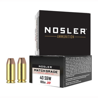 S&W 180GR JACKETED HOLLOW POINT 20/BOX Ammo