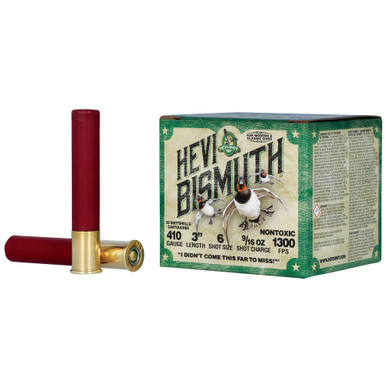 I BISMUTH 410GA 3 #6 25/Box Ammo