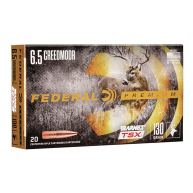 MM CREEDMOOR 130GR BARNES TSX 20/BOX Ammo