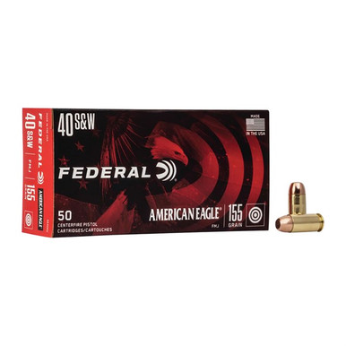  AM EAGLE 40S&W 155GR FMJ 50/BOX Ammo