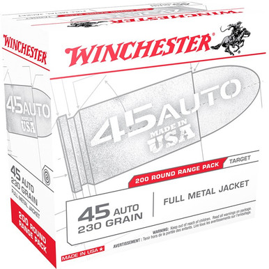  WHITE BOX 45 ACP 230GR FMJ 200/BOX Ammo