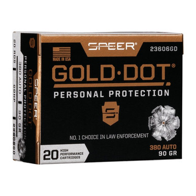  AUTO 90GR GOLD DOT HOLLOW POINT 20/BOX Ammo