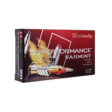 250 SUPERFORMANCE VARMINT 50GR POLYMER TIPPED 20/BOX Ammo