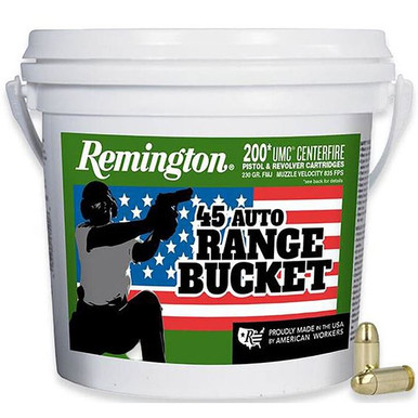  45 AUTO 230GR FULL METAL JACKET 200/BUCKET Ammo