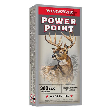  AAC BLACKOUT 150GR POWER SOFT POINT 20/BOX Ammo