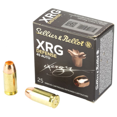  45ACP 165GR XRG 25/BOX Ammo