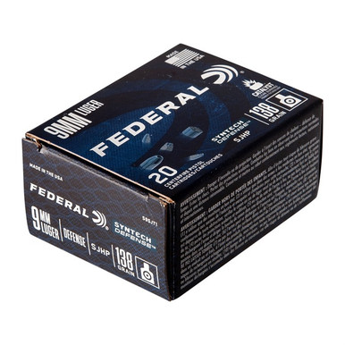  SYN DEF 9MM 138GR SJHP 20/Box Ammo