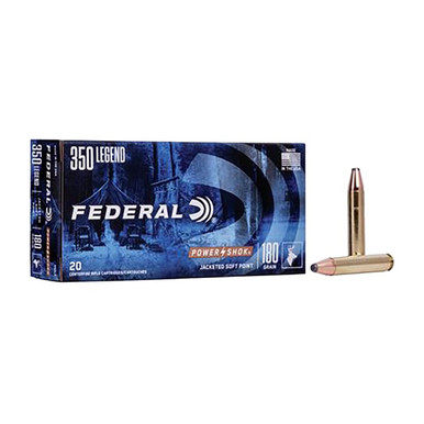  PWRSHK 350LEG 180GR SP 20/Box Ammo