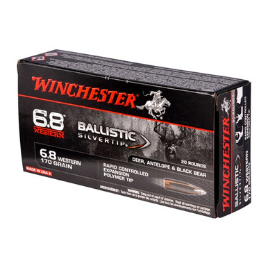  6.8 WSTN BLSTC TIP 170GR 20/Box Ammo