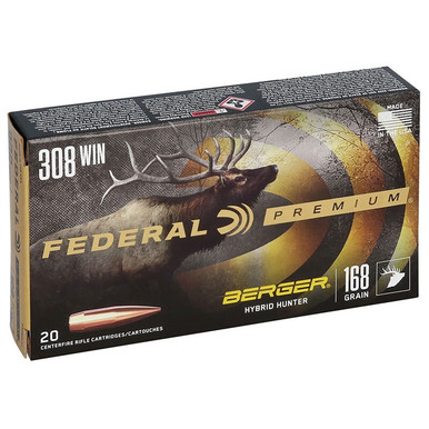 WINCHESTER 168GR BERGER HYBRID HUNTER 20/BOX Ammo