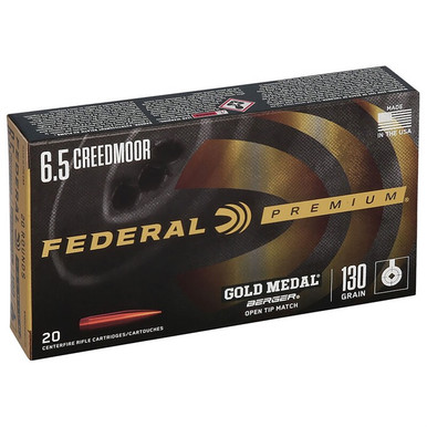 MM CREEDMOOR 130GR BERGER AR HYBRID OTM 20/BOX Ammo