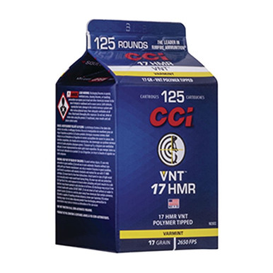 HMR 17GR VNT TIPPED 125/BOX Ammo