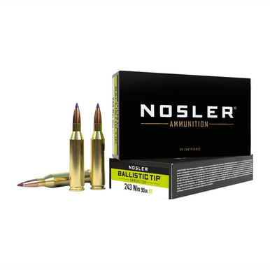 LER 243WIN 90GR BT 20/Box Ammo