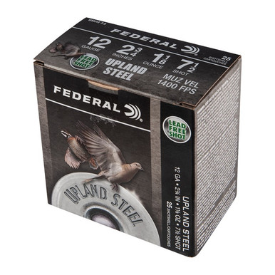  UPLND STL 12GA 2.75 #7.5 25/Box Ammo