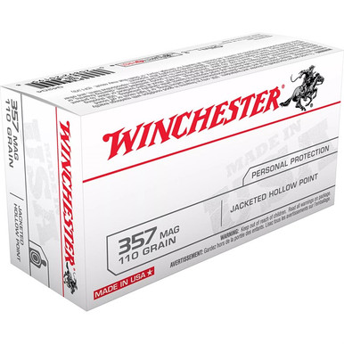  USA 357MAG 110JHP 50/BOX Ammo