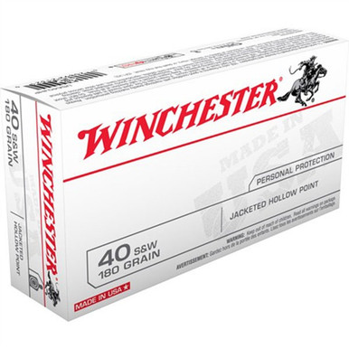  USA 40SW 180GR JHP 50/BOX Ammo