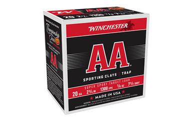  AA SPRT SC 20GA 2.75 #7.5 25/250 Ammo