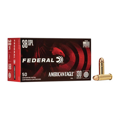  AM EAGLE 38SPL 130GR FMJ 50/BOX Ammo
