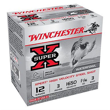 CHESTER XPERT HV STEEL 12GA 2.75 1-1/16OZ #3 25/BX Ammo