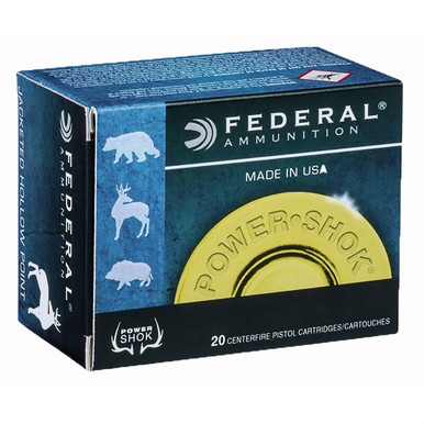  MAGNUM 180GR JACKETED HOLLOW POINT 20/BOX Ammo