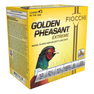 GAUGE 2-3/4 1-3/8 OZ #6 NICKEL PLATED SHOT 25/BOX Ammo