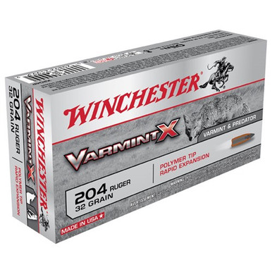 CHESTER VARMINT X 204 RUGER 32GR POLYMER TIP 20/BX Ammo