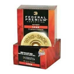 FEDERAL WING SHOK HV 20GA 2.75 1OZ #5 25/BX ERAL WING SHOK HV 20GA 2.75 1OZ #5 25/BX Ammo