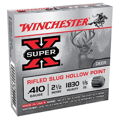 CHESTER SUPER X 410 2.5 1/5 OZ SLUG 15/BX Ammo