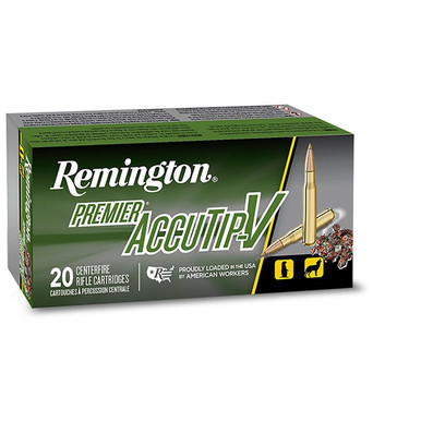 250 REMINGTON 50GR ACCUTIP-V POLYMER TIP 20/BOX Ammo