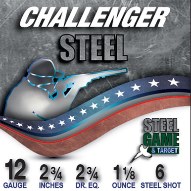 GAUGE 2-3/4 1-1/8OZ #6 STEEL SHOT 250/CASE Ammo