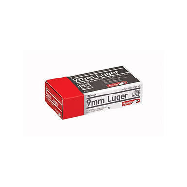 ila Ammunition 9MM LUGER 115Grain FULL METAL JACKET 50 Rounds Per Box Ammo