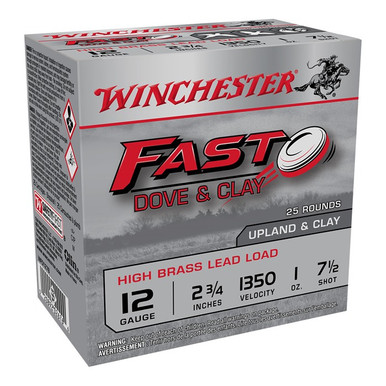 Winchester Ammunition 12 GAUGE 2-3/4 1OZ #7.5 25/BOX chester Ammunition 12 GAUGE 2-3/4 1OZ #7.5 25/BOX Ammo