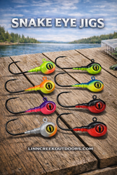 Why Snake Eye Jigs Are a Smart Choice for Walleye, Bass, and Crappie Fishing