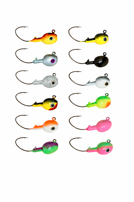 Walleye Jig Full Set on white background