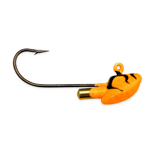 Big Sky Jigs Erie Stand Up Rattle Jig in Orange / Black