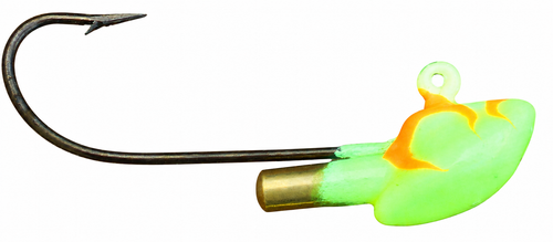 Big Sky Jigs Erie Stand Up Rattle Jig in Lemon / Orange
