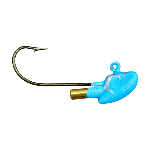 Big Sky Jigs Erie Stand Up Rattle Jig in Blue / Silver