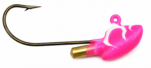 Big Sky Jigs Erie Stand Up Rattle Jig in Pink / White