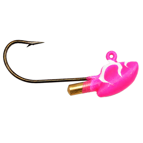 Big Sky Jigs Erie Stand Up Rattle Jig in Pink / White