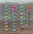 Big Sky Jigs 1 oz Hecla Hammer jigs from the Heavy Hammer Bundle shown in all 14 colors for Lake Winnipeg and big-water fishing