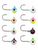 Big Sky Red EyeCon Jig Full Set with eight glow jig colors and red eye detail for walleye, lake trout, and northern pike