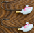 White / Pink Erie Stand Up Rattle Jigs in 1/4 oz and 3/8 oz sizes