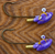 Purple / Gold Erie Stand Up Rattle Jigs in 1/4 oz and 3/8 oz sizes