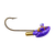 Big Sky Jigs Erie Stand Up Rattle Jig in Purple / Gold