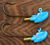 Blue / Silver Erie Stand Up Rattle Jigs in 1/4 oz and 3/8 oz sizes