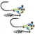 Two 1/2 oz Wonderbread Hecla Hammer jigs included in the Hecla Pro 12 Pack.