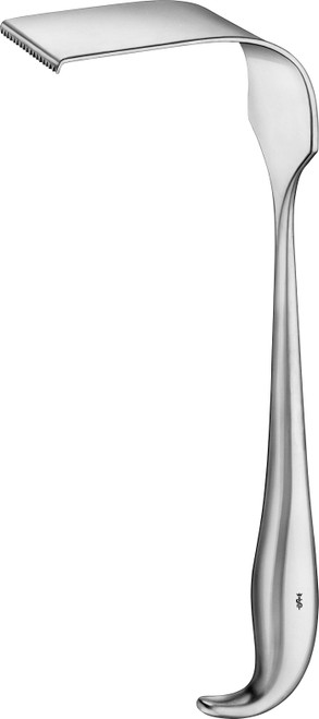 Aesculap Meyerding Retractor w/ Teeth - 52 x 16 mm Blade, 230 mm