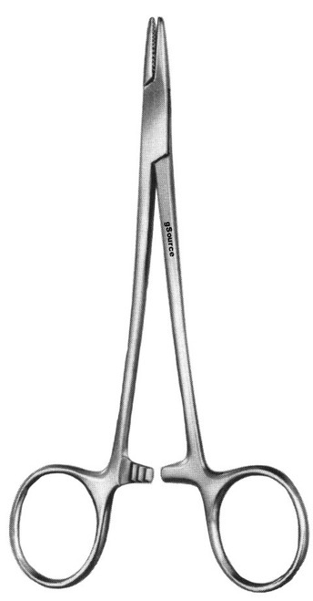 gSource Hegar-Baumgartner Needle Holder 5none Serrated